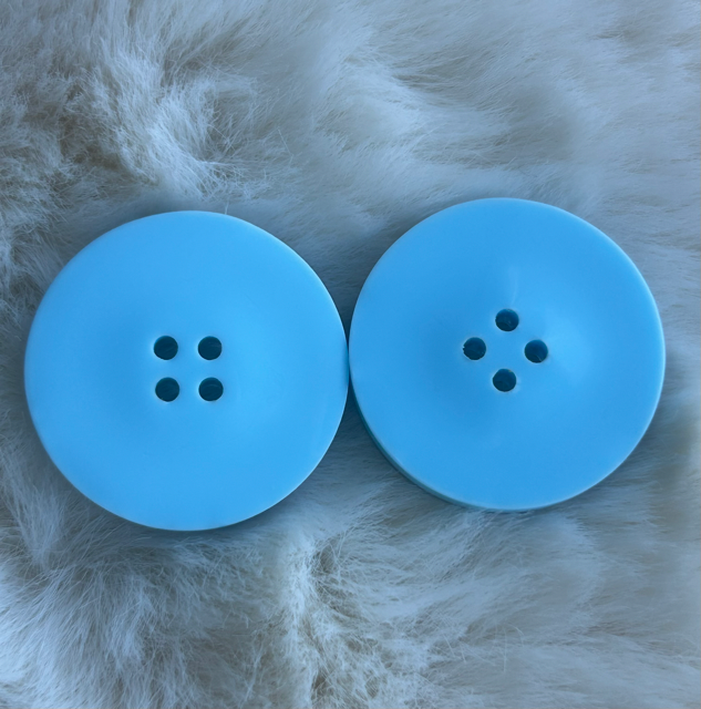 Buttons with Forget-Me-Not Flowers
