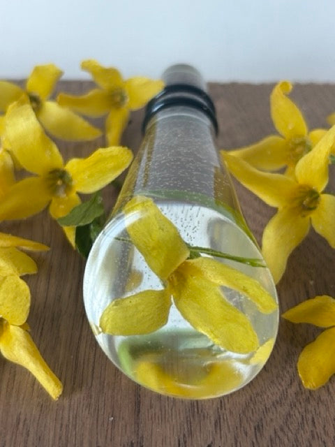 NEW Wine Stopper with Forsythia