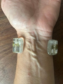 Cuff Bangle with Daisies