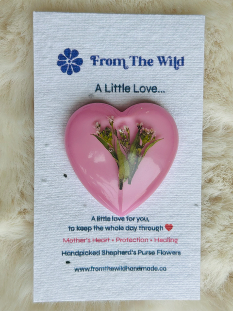 A Little Love with Shepherd's Purse Flowers-Large