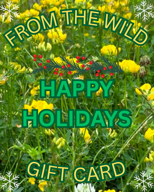 YELLOW HAPPY HOLIDAYS GIFT CARD
