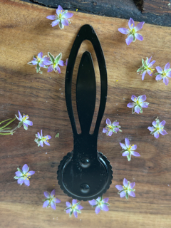 Antique Style Bookmark with Lesser Sea Spurrey Flowers