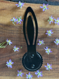 Antique Style Bookmark with Lesser Sea Spurrey Flowers