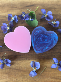 A Little Love with Sweet Violet Flowers - Large
