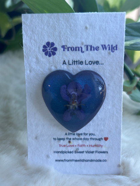 A Little Love with Shepherd's Purse Flowers-Large