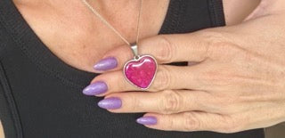 Pendentif en forme de coeur