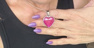 Pendentif en forme de coeur