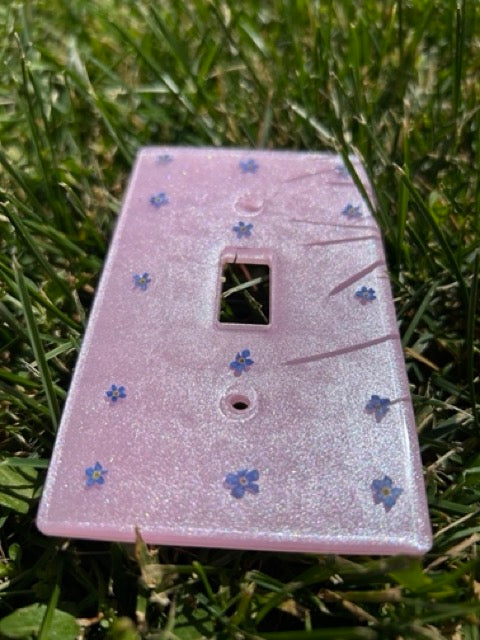 Forget-Me-Not Light Switch Cover