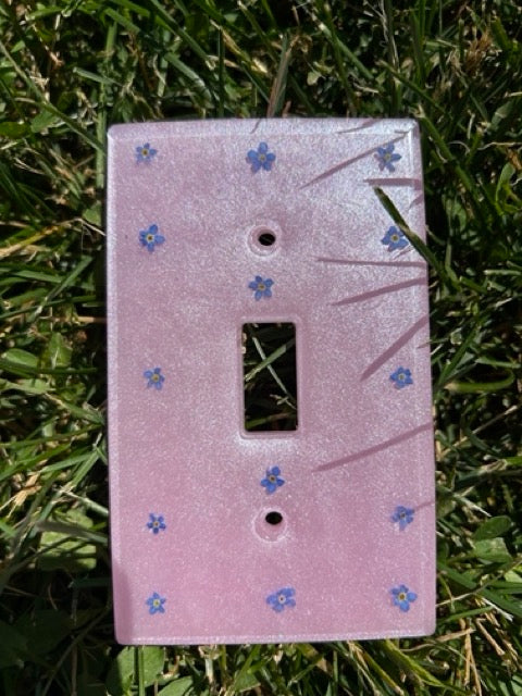 Forget-Me-Not Light Switch Cover