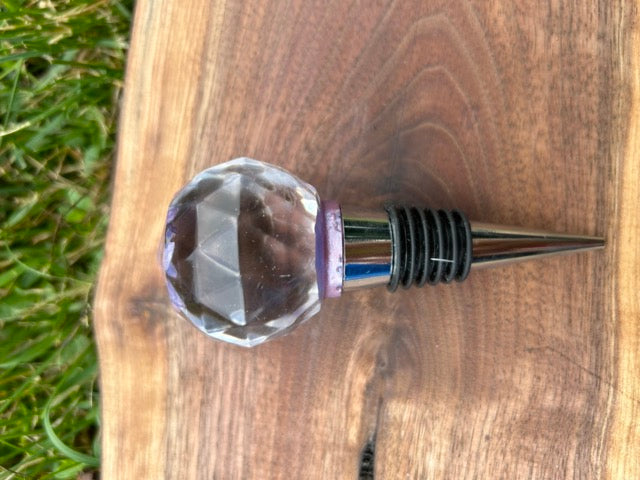 Lilac Flower Wine Stopper