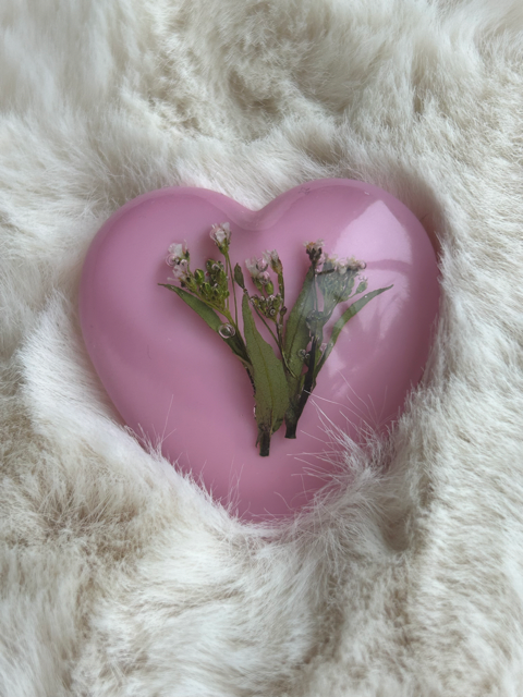 A Little Love with Shepherd's Purse Flowers-Large