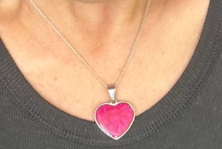 Pendentif en forme de coeur